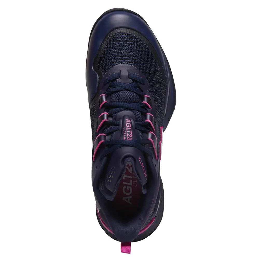 Women`s AG-LT23 Ultra Tennis Shoes Navy and Pink Footwear Lacoste