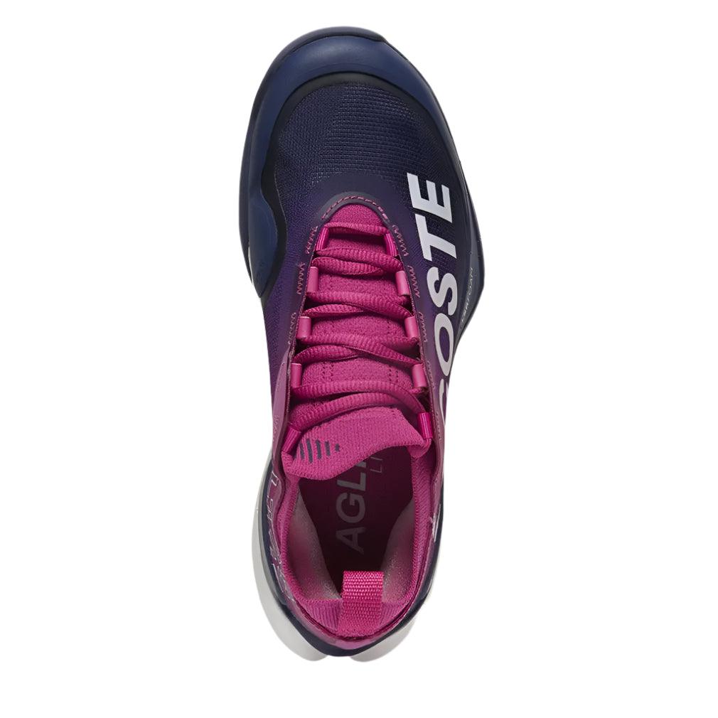 Women`s AG-LT25 Lite Tennis Shoes Pink and Dark Blue Footwear Lacoste