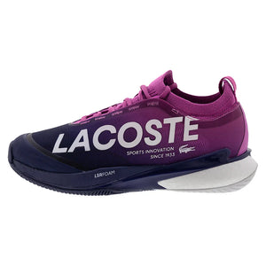 Women`s AG-LT25 Lite Tennis Shoes Pink and Dark Blue Footwear Lacoste
