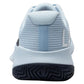 Women`s Power Serve Tennis Shoes Light Blue and Navy Footwear Lacoste