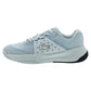 Women`s Power Serve Tennis Shoes Light Blue and Navy Footwear Lacoste
