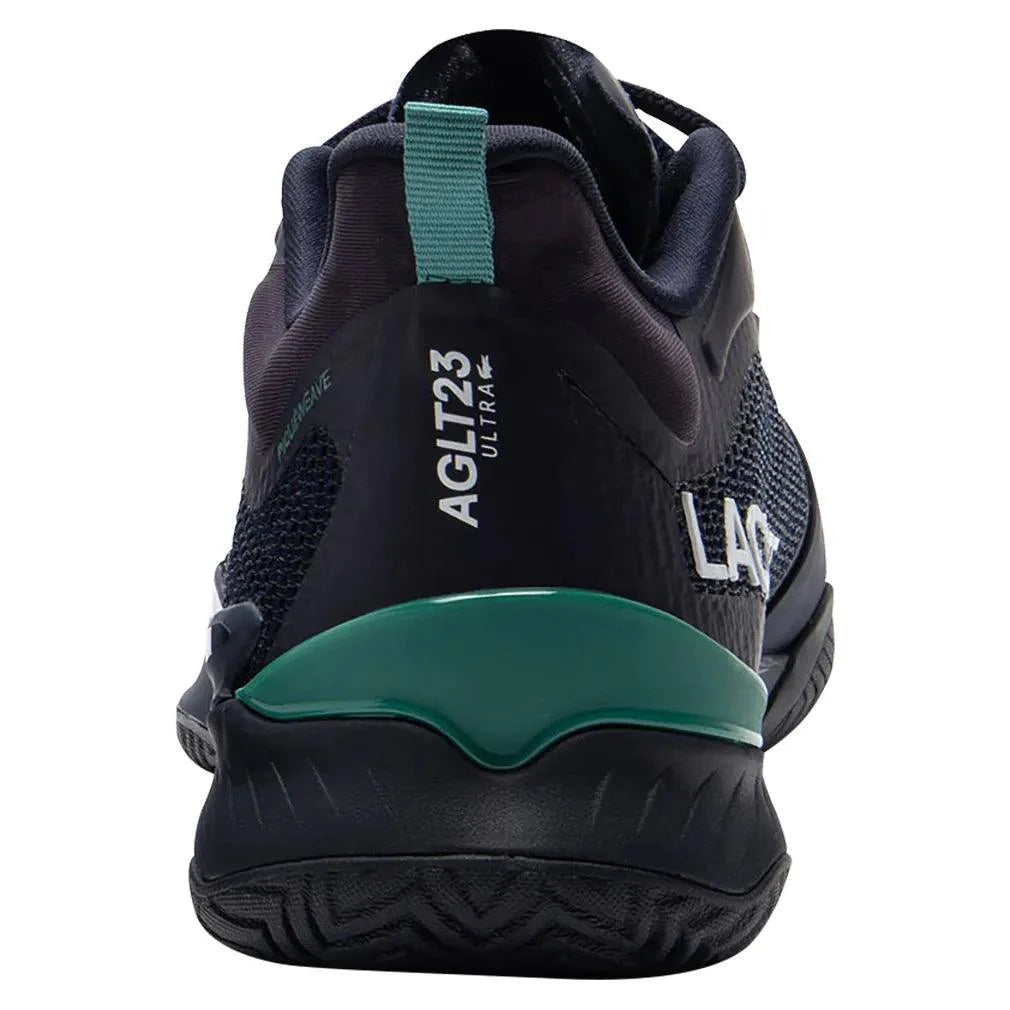 Men`s AG-LT23 Ultra Tennis Shoes Navy and Green Footwear Lacoste