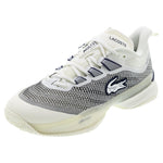Men`s AG-LT23 Ultra Tennis Shoes Off White and Navy Footwear Lacoste