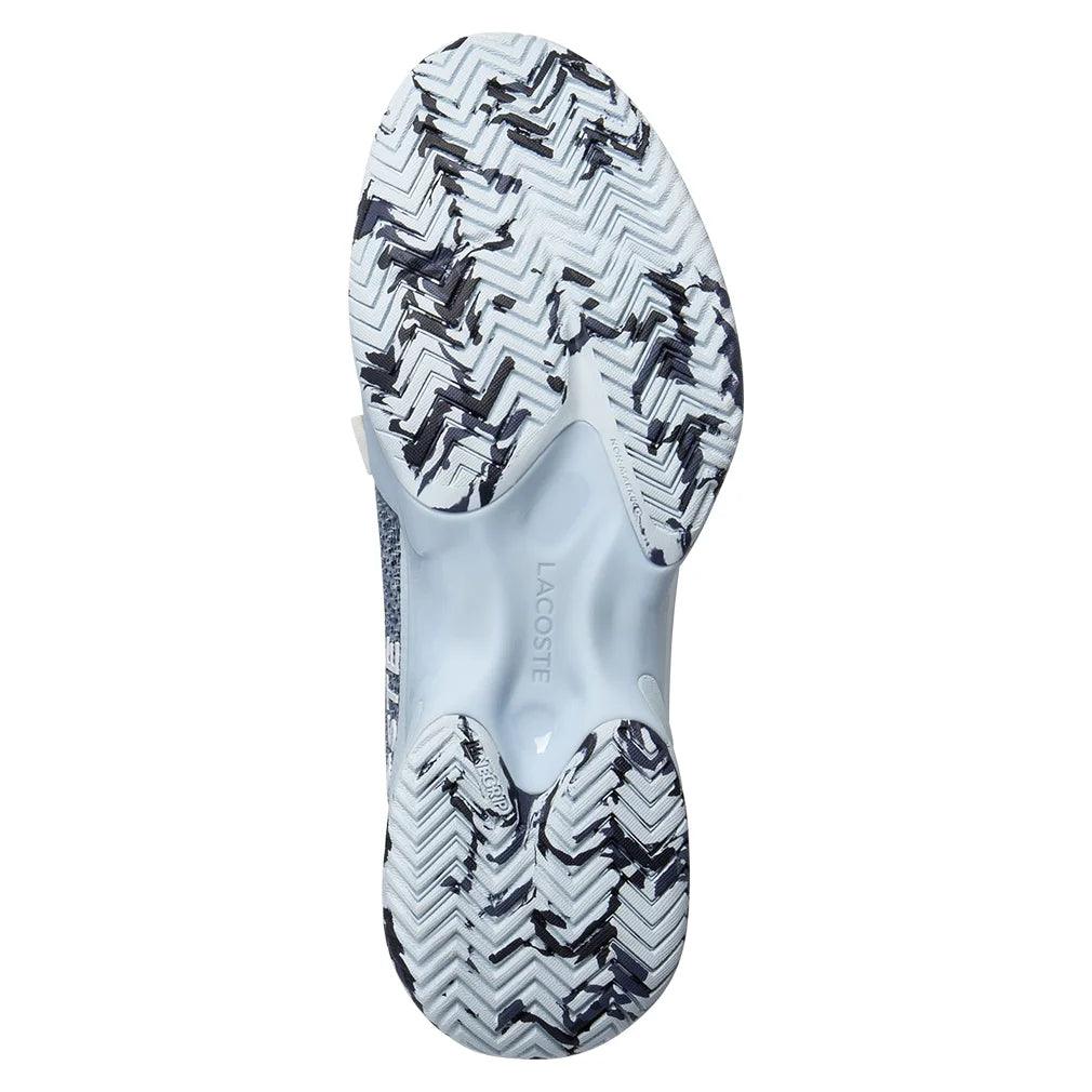 Men`s AG-LT23 Ultra DM Tennis Shoes Light Blue and Navy Footwear Lacoste