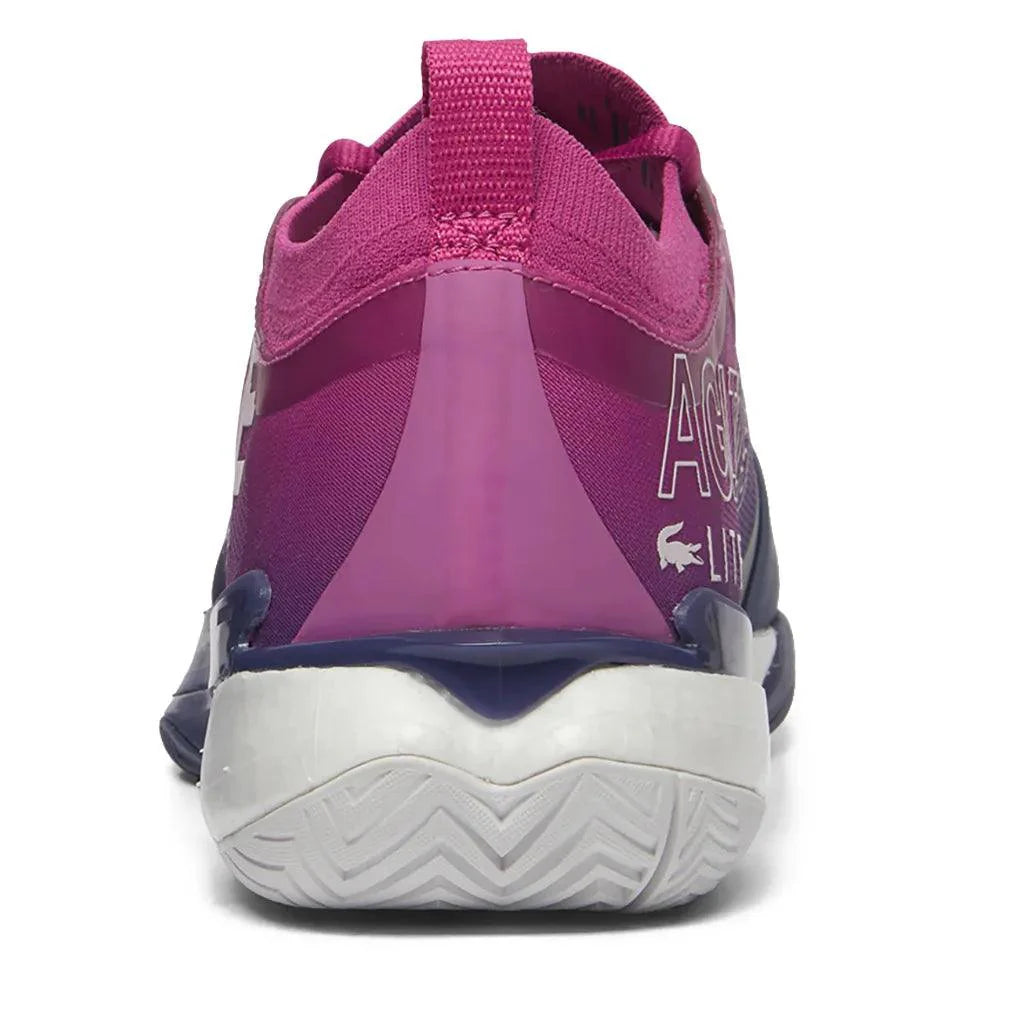 Men`s AG-LT25 Lite Tennis Shoes Pink and Dark Blue Footwear Lacoste