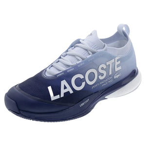 Men`s AG-LT25 Lite Tennis Shoes Light Blue and Dark Blue Footwear Lacoste