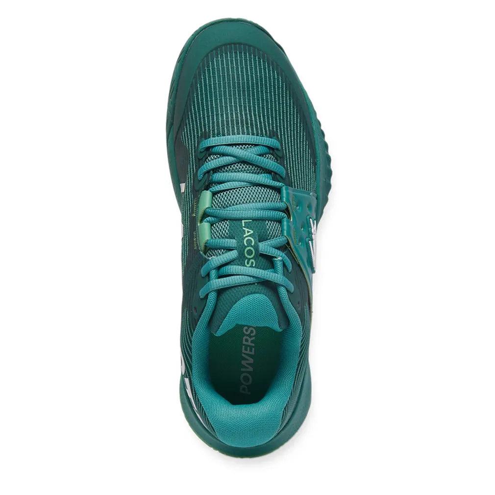 Men`s Power Serve Tennis Shoes Green Footwear Lacoste