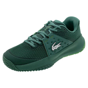 Men`s Power Serve Tennis Shoes Green Footwear Lacoste