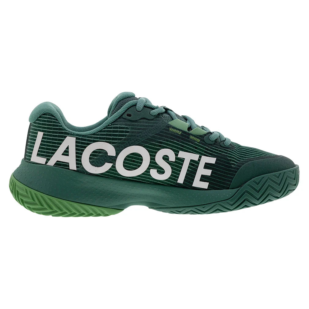 Men`s Power Serve Tennis Shoes Green Footwear Lacoste