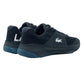 Men`s Power Serve Tennis Shoes Navy and Blue Footwear Lacoste