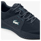 Men`s Power Serve Tennis Shoes Navy and Blue Footwear Lacoste