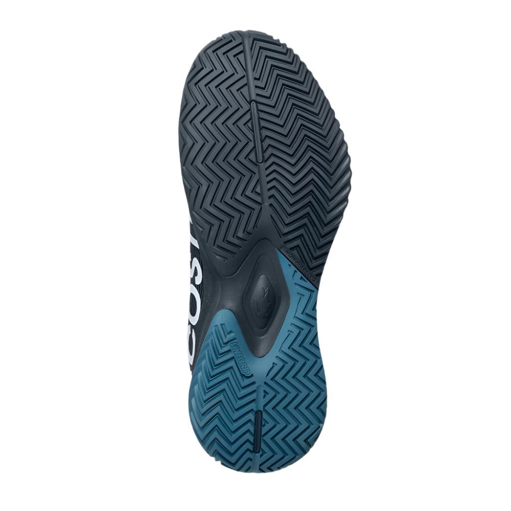 Men`s Power Serve Tennis Shoes Navy and Blue Footwear Lacoste