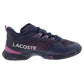 Men`s AG-LT23 Ultra DM Clay Tennis Shoes Navy and Pink Footwear Lacoste