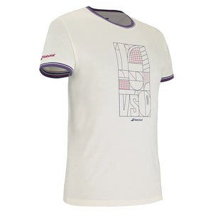 Men`s 150 Cotton Tennis Tee Cannoli Cream Apparel Babolat