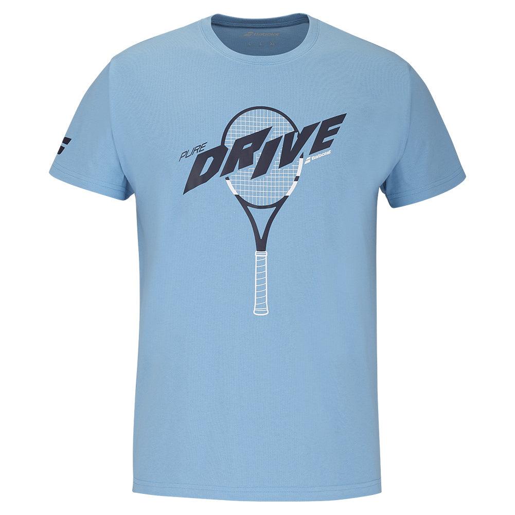 Unisex Drive Cotton Tennis Tee Heritage Blue Apparel Babolat