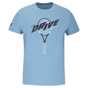 Unisex Drive Cotton Tennis Tee Heritage Blue Apparel Babolat