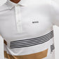 Men`s Paddy Tape Print Tennis Polo Apparel Hugo Boss