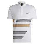 Men`s Paddy Tape Print Tennis Polo Apparel Hugo Boss