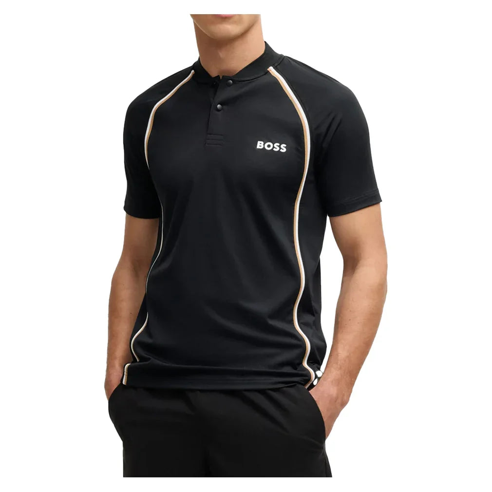 Men`s Pariq TOC Mesh Tennis Polo Apparel Hugo Boss