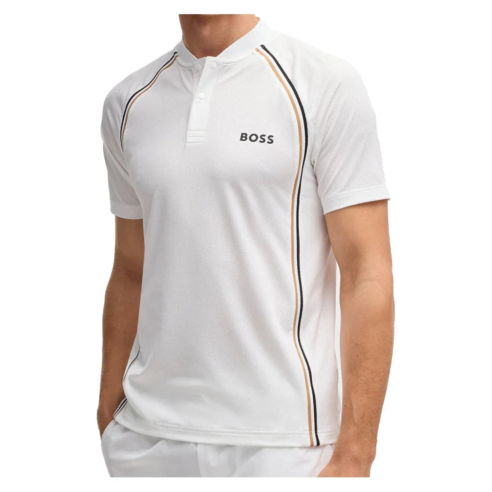 Men`s Pariq TOC Mesh Tennis Polo Apparel Hugo Boss
