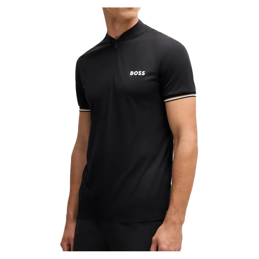 Men`s Pariq TOC Ripstop Tennis Polo Apparel Hugo Boss