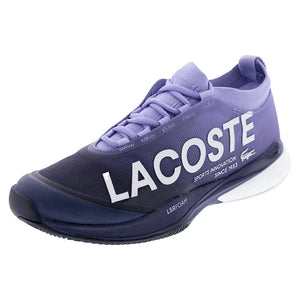 Women`s AG-LT25 Lite Tennis Shoes Light Purple and Navy Footwear Lacoste