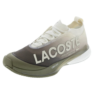 Women`s AG-LT25 Lite Tennis Shoes Off White and Khaki Footwear Lacoste