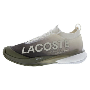 Women`s AG-LT25 Lite Tennis Shoes Off White and Khaki Footwear Lacoste