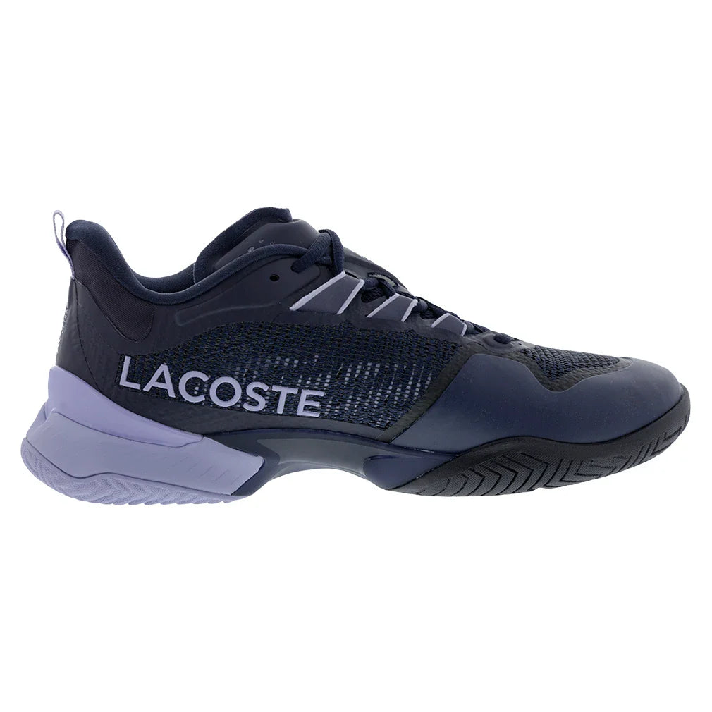 Women`s AG-LT23 Ultra Tennis Shoes Navy and Light Purple Footwear Lacoste