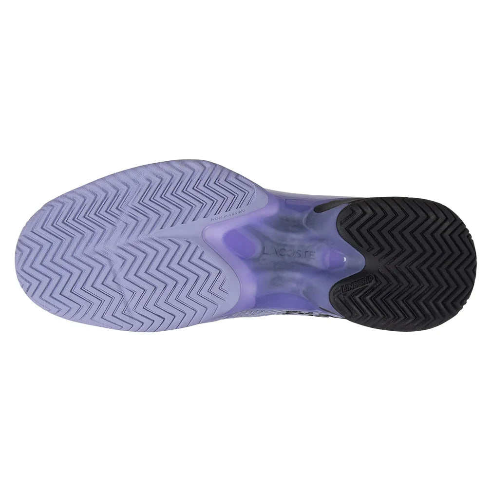 Men`s AG-LT23 Ultra Tennis Shoes Light Purple and Black Footwear Lacoste