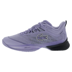 Men`s AG-LT23 Ultra Tennis Shoes Light Purple and Black Footwear Lacoste