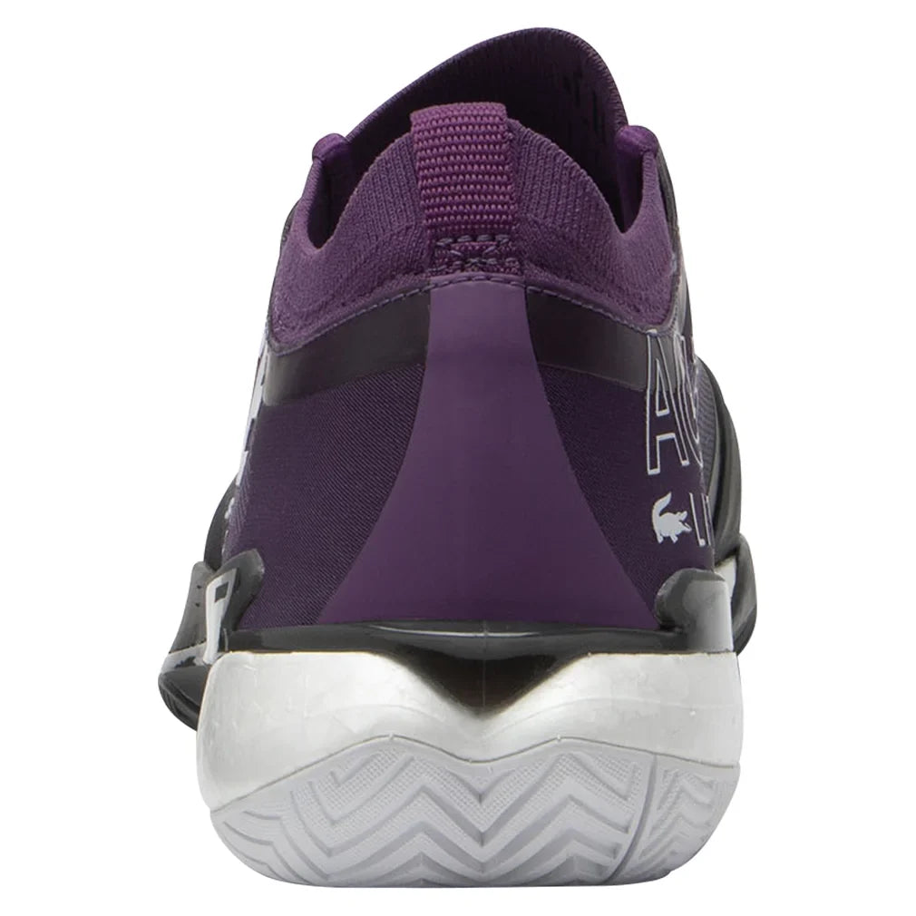 Men`s AG-LT25 Lite Tennis Shoes Purple and Black Footwear Lacoste
