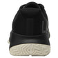 Men`s Power Serve Tennis Shoes Black and Off White Footwear Lacoste