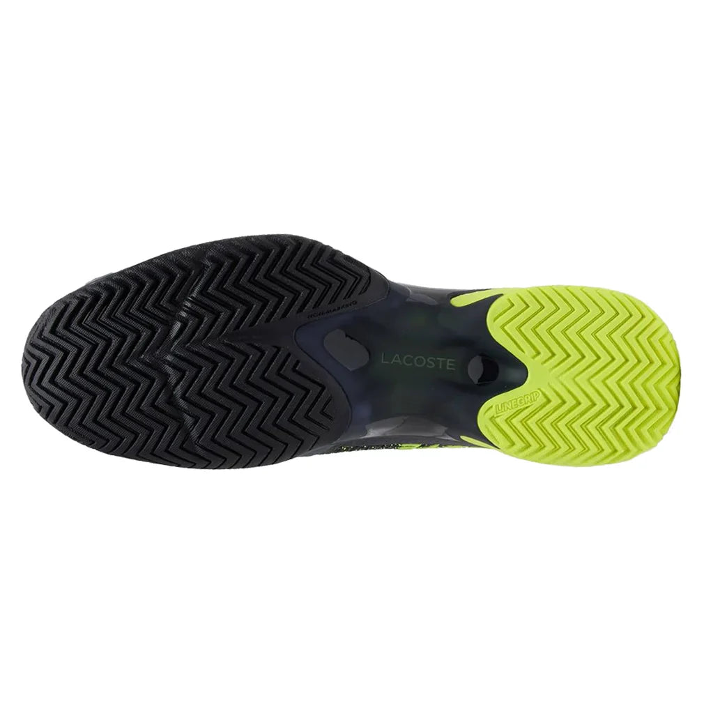 Men`s Daniil Medvedev AG-LT23 Ultra Tennis Shoes Navy and Yellow Footwear Lacoste