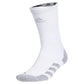 5-Star Team Traxion Crew Socks White and Clear Grey Adidas