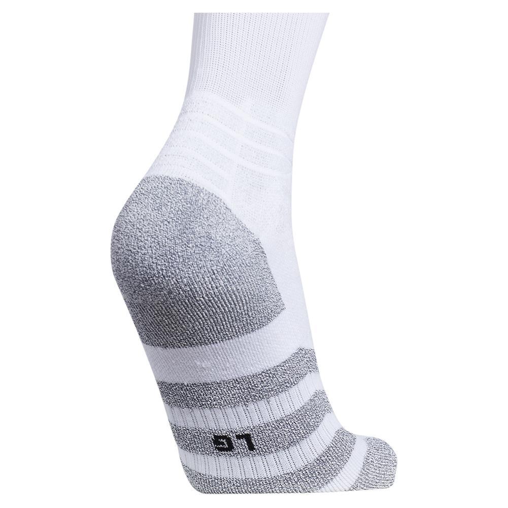 5-Star Team Traxion Crew Socks White and Clear Grey Adidas