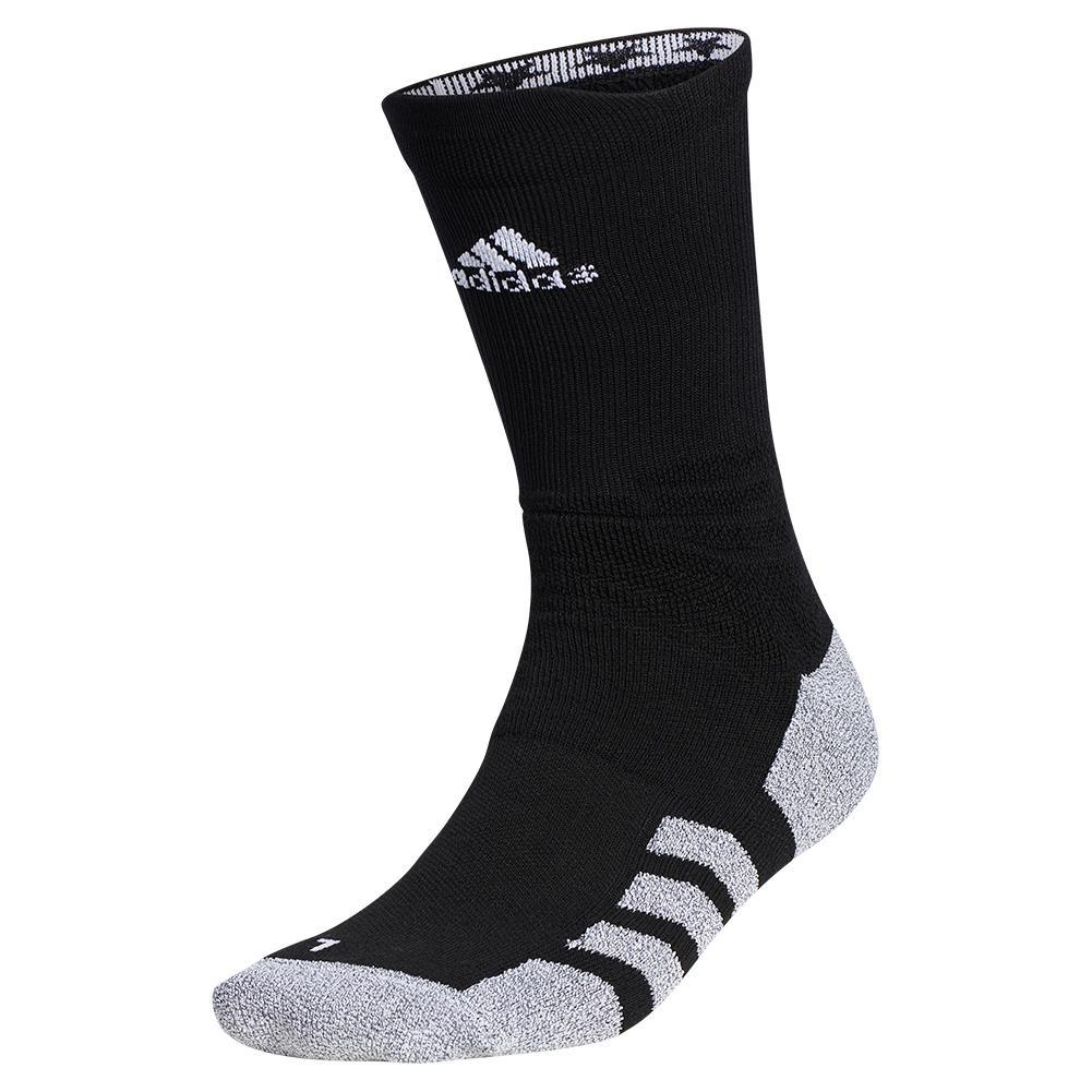 5-Star Team Traxion Crew Socks Black and White Adidas