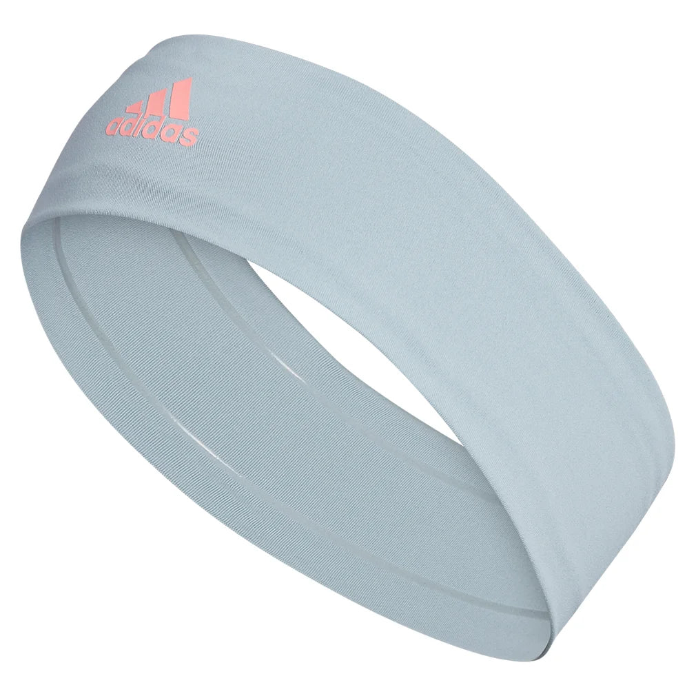 Alphaskin 2.0 Headband Magic Grey and Acid Red Accessories Adidas