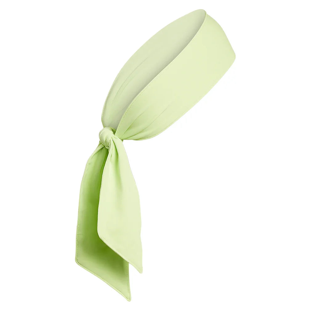 Alphaskin Tie Headband Pulse Lime and White Accessories Adidas