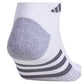 Men`s Cushioned 3.0 3 Pack Low Cut Tennis Socks White and Onix Grey Socks Adidas