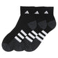 Men`s Cushioned 3.0 3 Pack Quarter Tennis Socks Black and White Socks Adidas