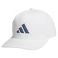 Men`s 3-Bar Snapback 2.0 Hat White and Onyx Grey Adidas