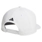 Men`s 3-Bar Snapback 2.0 Hat White and Onyx Grey Adidas