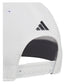 Men`s 3-Bar Snapback 2.0 Hat White and Onyx Grey Adidas