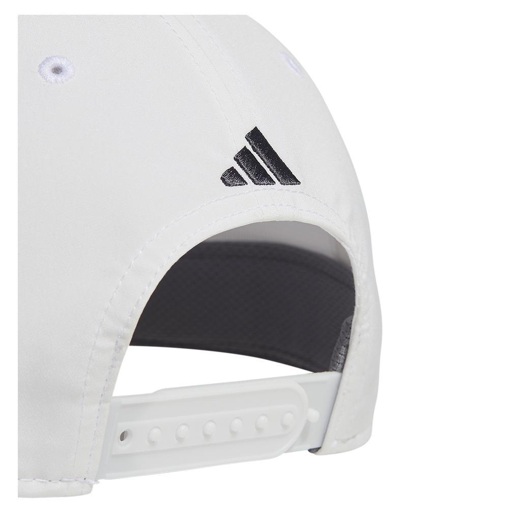 Men`s 3-Bar Snapback 2.0 Hat White and Onyx Grey Adidas