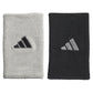 Interval Large Reversible 2.0 Wristband Black and Aluminum 2 Accessories Adidas