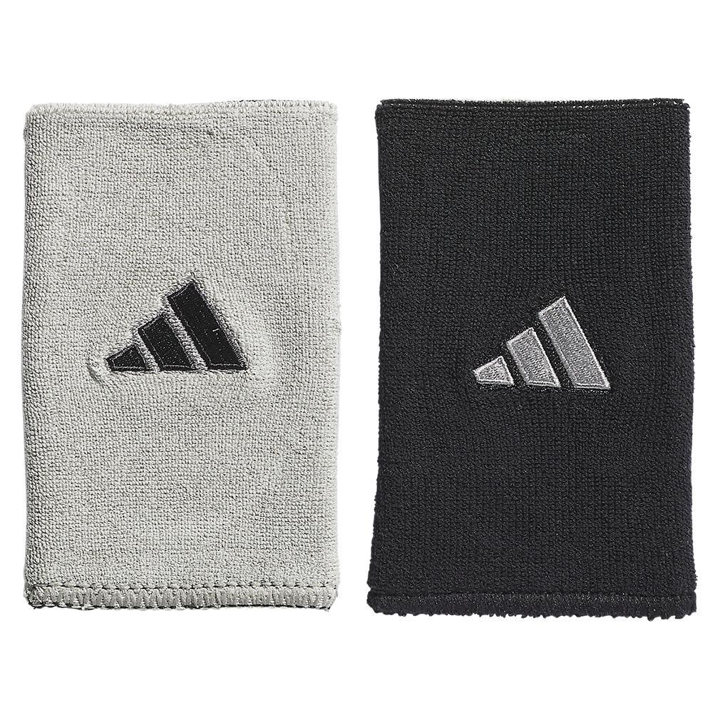 Interval Large Reversible 2.0 Wristband Black and Aluminum 2 Accessories Adidas