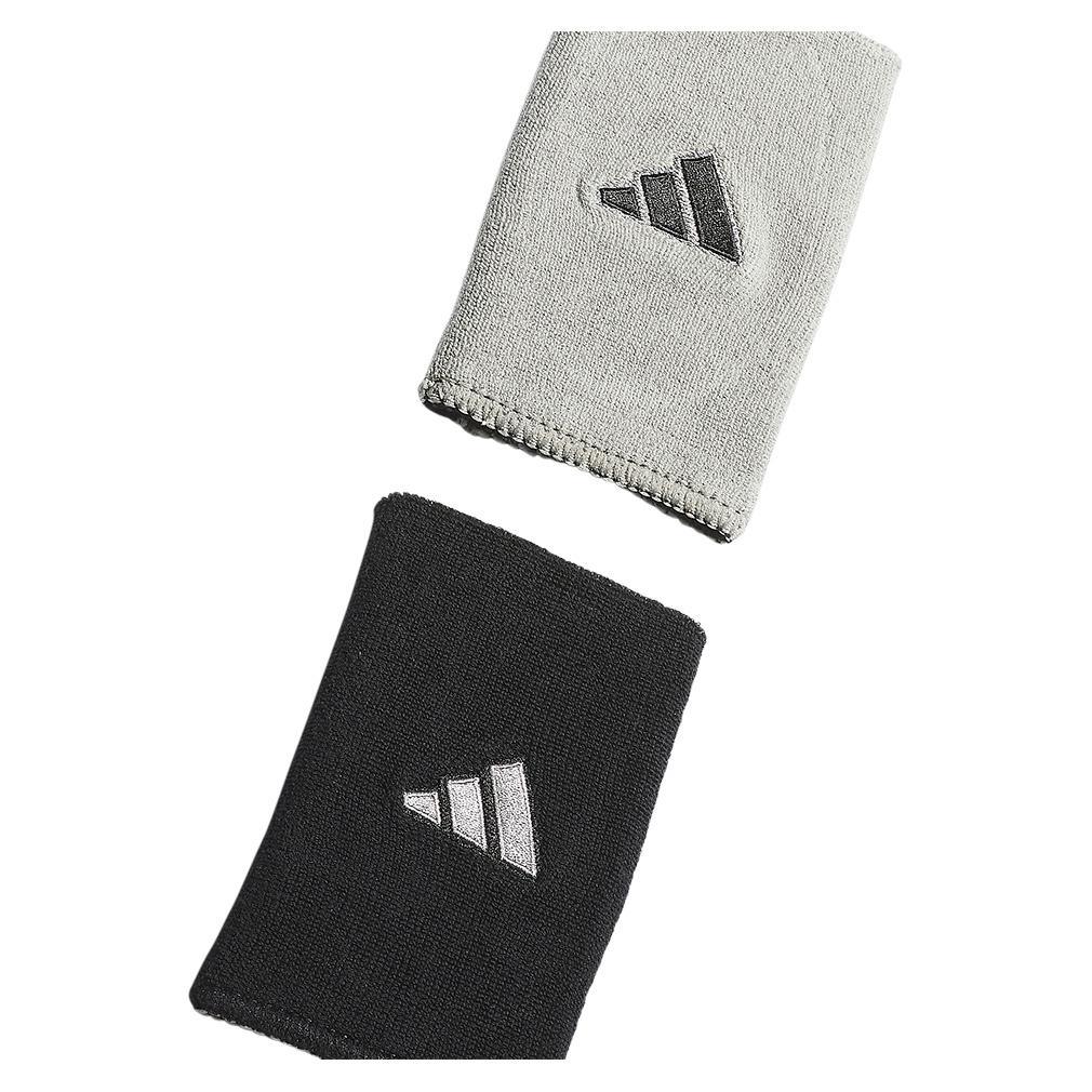 Interval Large Reversible 2.0 Wristband Black and Aluminum 2 Accessories Adidas