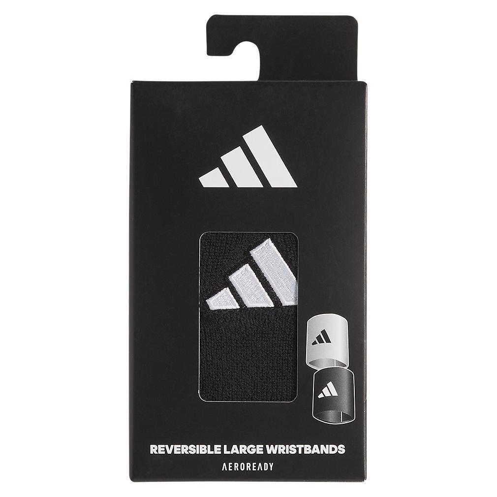 Interval Large Reversible 2.0 Wristband Black and White Accessories Adidas