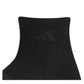 Men`s Superlite 3.0 6 Pack Quarter Tennis Socks Black and Night Grey Adidas